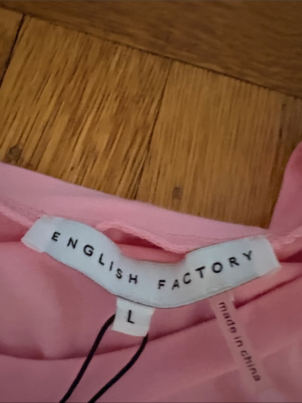 English Factory Light Pink Ruffle Sleeve Tee - Picture 4 of 6
